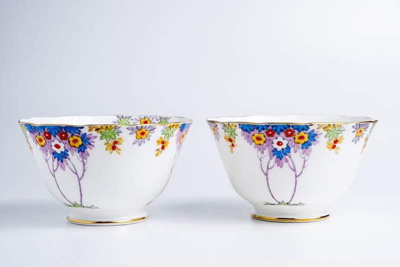 Две сахарницы из серии Woodland в стиле ар-деко