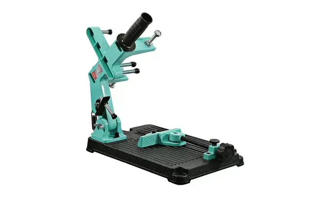 Стойка для крепления УШМ 150/180/230 мм, чугун. Основание, быстрозаж. Тиски Sturm!