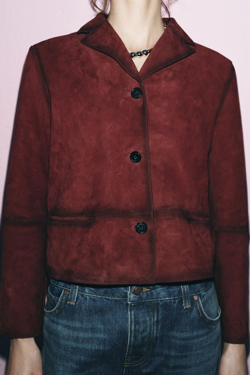 Блейзер из 100% замши — limited edition, zw collection