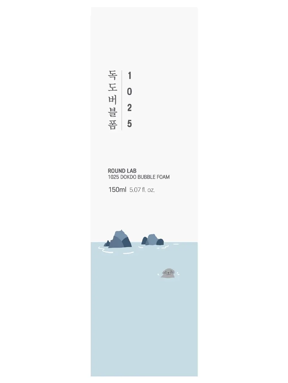 Round Lab Очищающий мусс с морской водой 1025 Dokdo Bubble Foam 150 мл