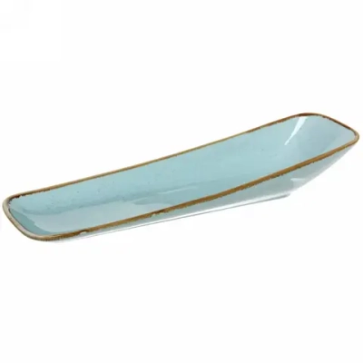 Тарелка керамическая «Tiffany Blue» сервировочная 36*9,5*5,5см