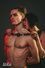 Кляп Party Hard Love Addict Black