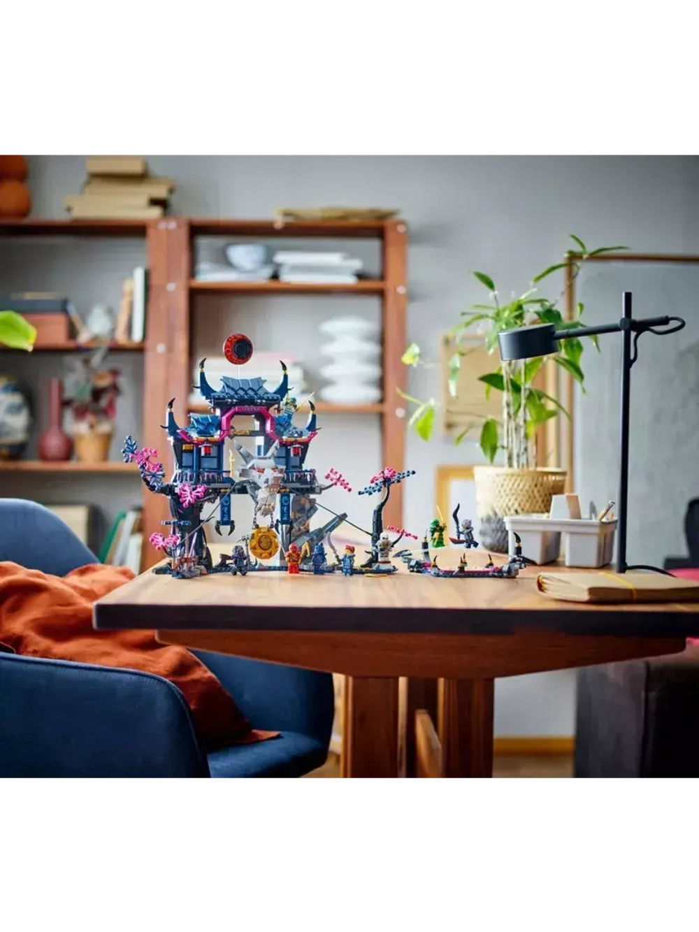 Конструктор Ниндзя Теневой додзе Маска Волка 1190 деталей