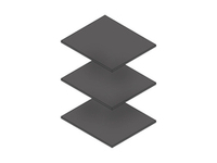 Комплект полок для 1 дв и 3 дв шкафа "Нора"