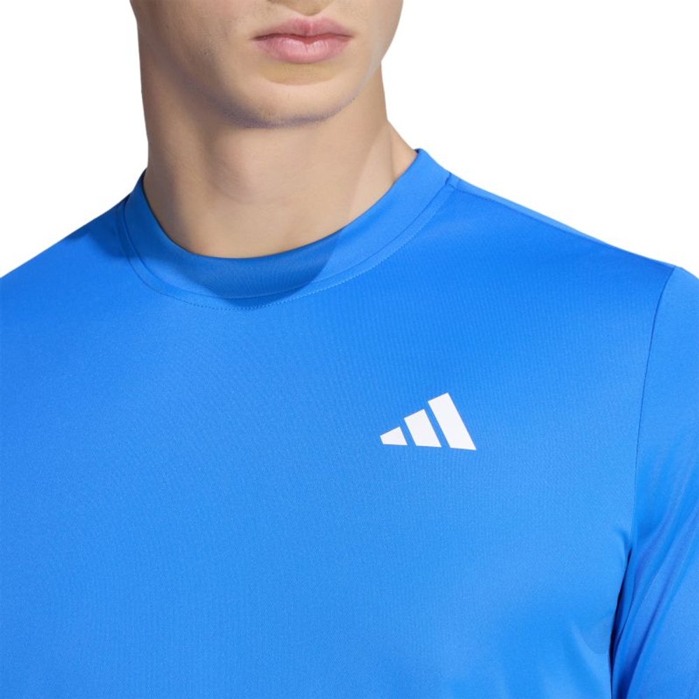Мужская теннисная футболка Adidas Climaccol Club Tennis - glow blue