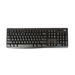 Клавиатура беспроводная Logitech K270, черный, Retail, мембранная, радиоканал, AAA (920-003058)