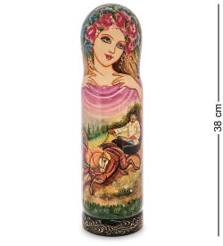 Народные промыслы МР-25/ 85 Футляр для бутылки «Тройка-весна»