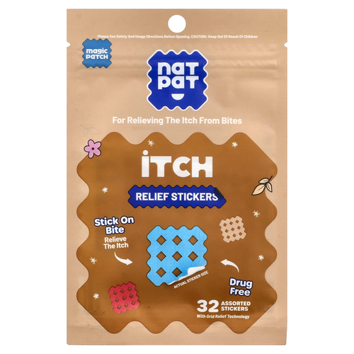 NATPAT, Magic Patch, наклейки для облегчения зуда, 32 шт.