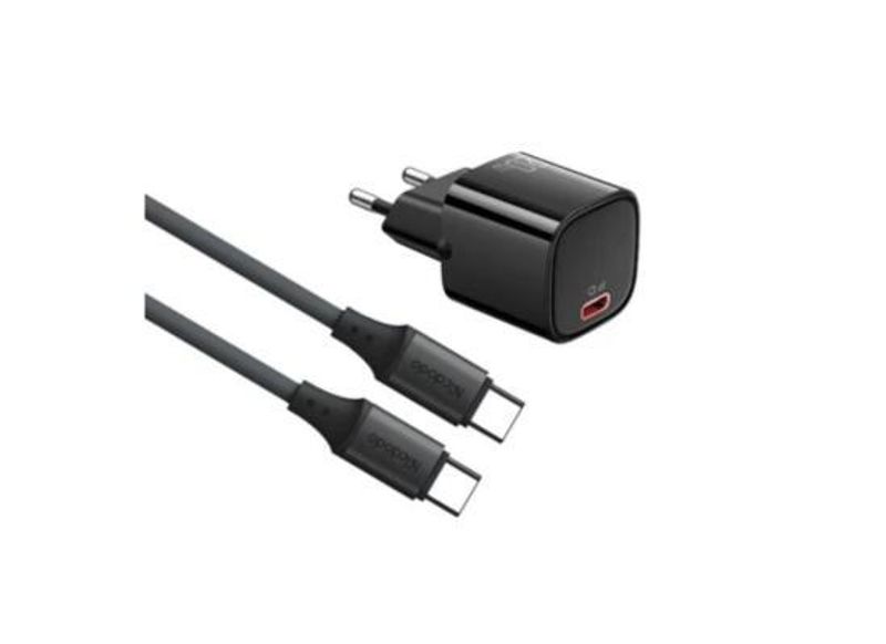 McDodo CH-4044 20W GaN PD Fast Charger Kit USB-C to USB-C cable (Черное)