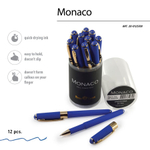 Ручка шариковая Bruno Visconti "Monaco" синяя, 1,0мм., синий корпус