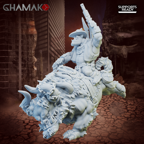 Orks Greenskins Орк всадник №4 миниатюра для dnd, днд, pathfinder, фентези, Настольная игра, НРИ, Варгейм, РПГ