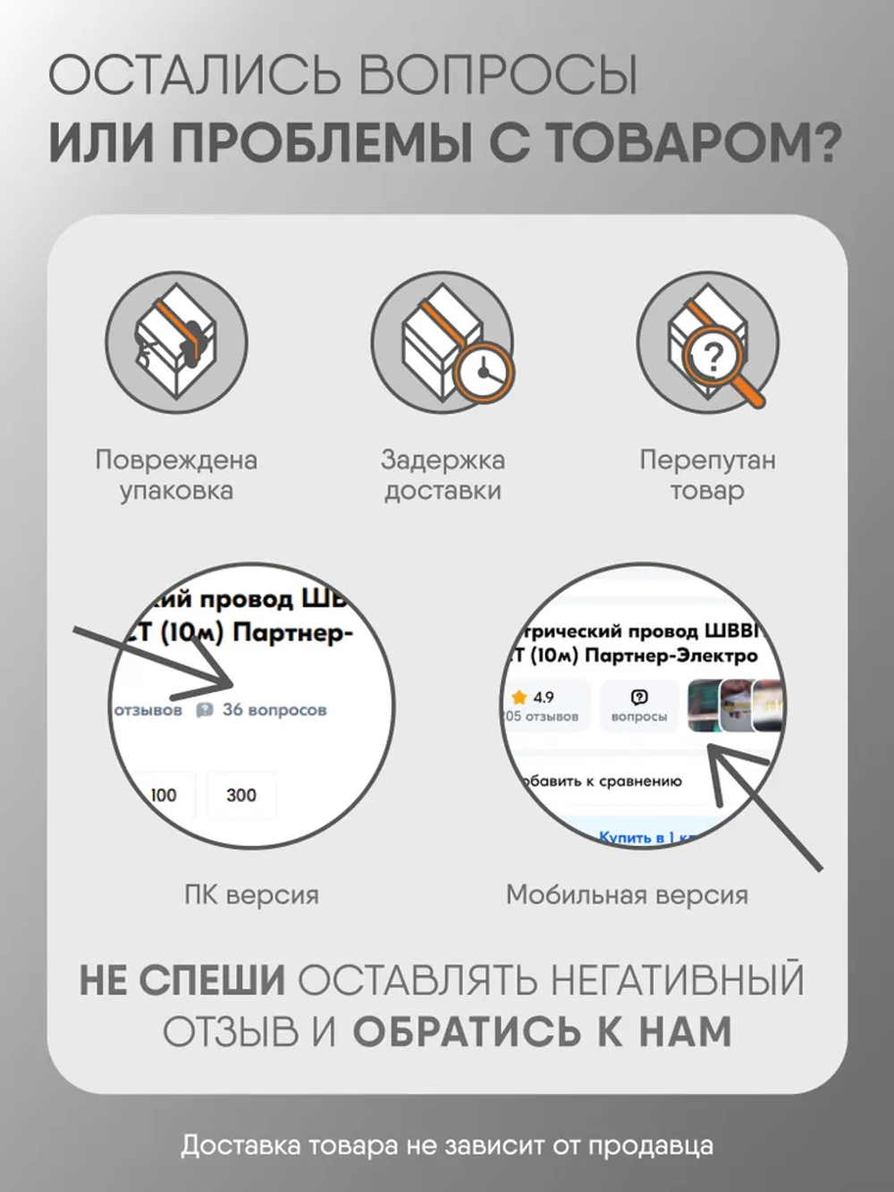 Электрический провод ШВВП 2х0,5 кв.мм, ГОСТ, 10 м, Партнер-Электро
