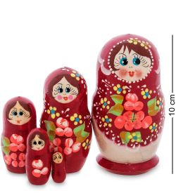 Народные промыслы МР-43/60-D Матрешка 5м «Василина» мал.
