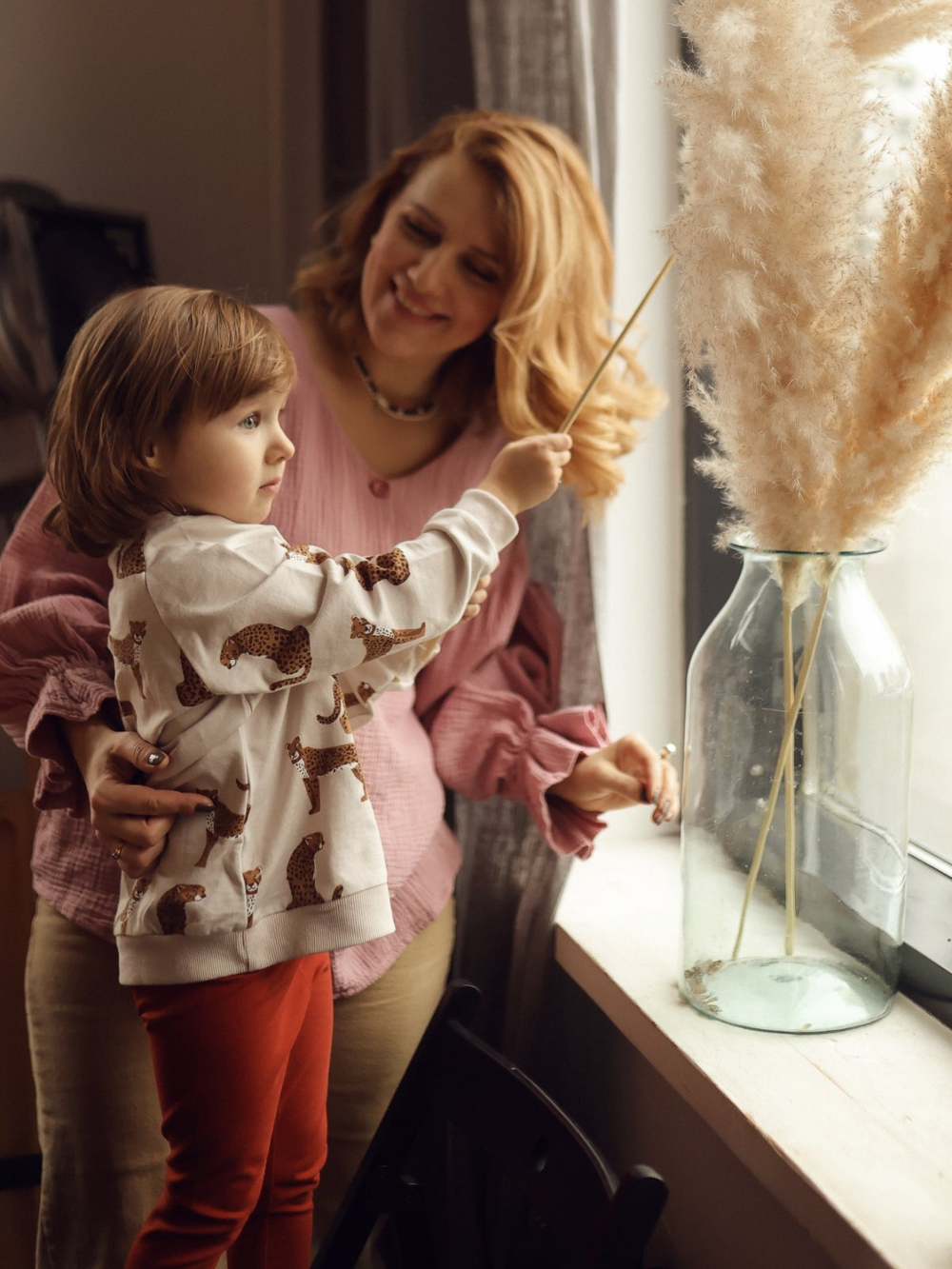 Свитшот оверсайз Mjölk Гепарды