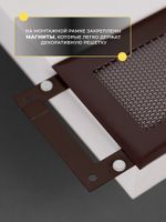 Вентиляционная Решетка РП 100х300 Коричневый