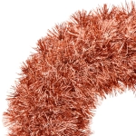 Венок декоративный TINSEL «Яркие переливы» 38 см, Медный