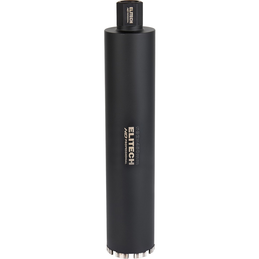 Коронка алмазная ELITECH 92*450 1/4" с охлаждением   1110.011800