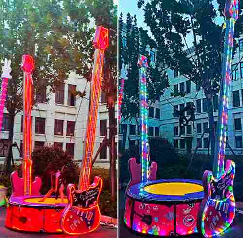 Банджи-батут «Rock’n’Jump», 1-местный, 2×2×4 м