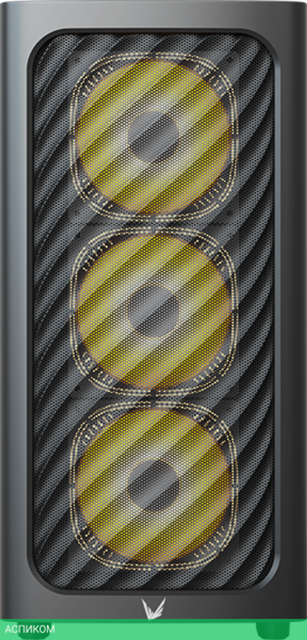 Корпус Formula V Line Air Mesh G3 BL черный без БП