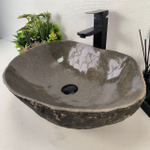Раковина из речного камня RS-65040 52*41*15 0862