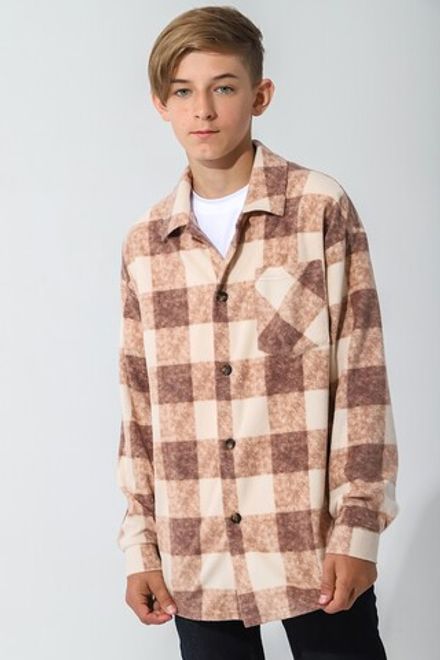 Толстовка мальчик Рубашка Гамбит-2 Виотекс БЕЖЕВЫЙ