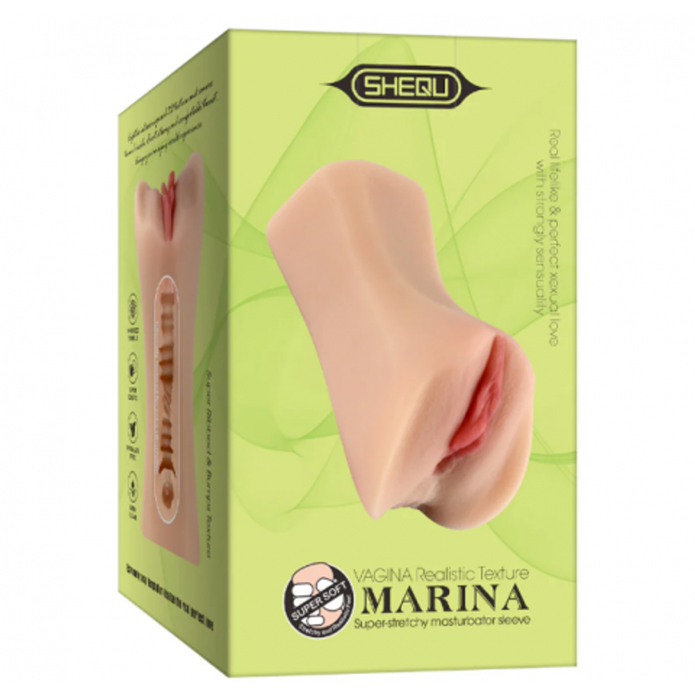 Реалистичный мастурбатор в виде вагины и половых губ MARINA