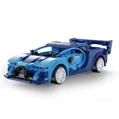 Радиоуправляемый конструктор CADA спортивный автомобиль Blue Race Car (325 деталей) C51073W