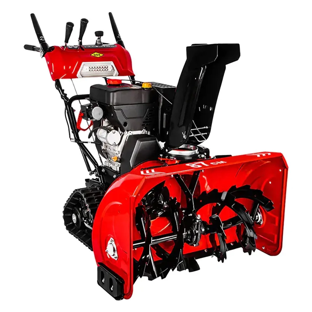 DDE ST1387LET бензиновый снегоуборщик 13 л.с. ковш 87 см, выброс 15 м, 6 вперед/2 назад 917-040