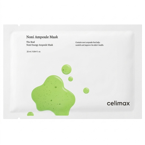 Тканевая маска с экстрактом нони для эластичности кожи Celimax The Real Noni Energy Ampoule Mask, 25мл