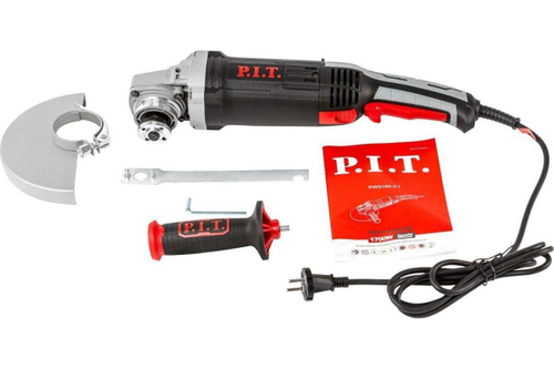 Угловая шлифшина P.I.T. 180 мм, 1700 Вт, 8500 об/мин, поворот рукоятка PWS180-C1