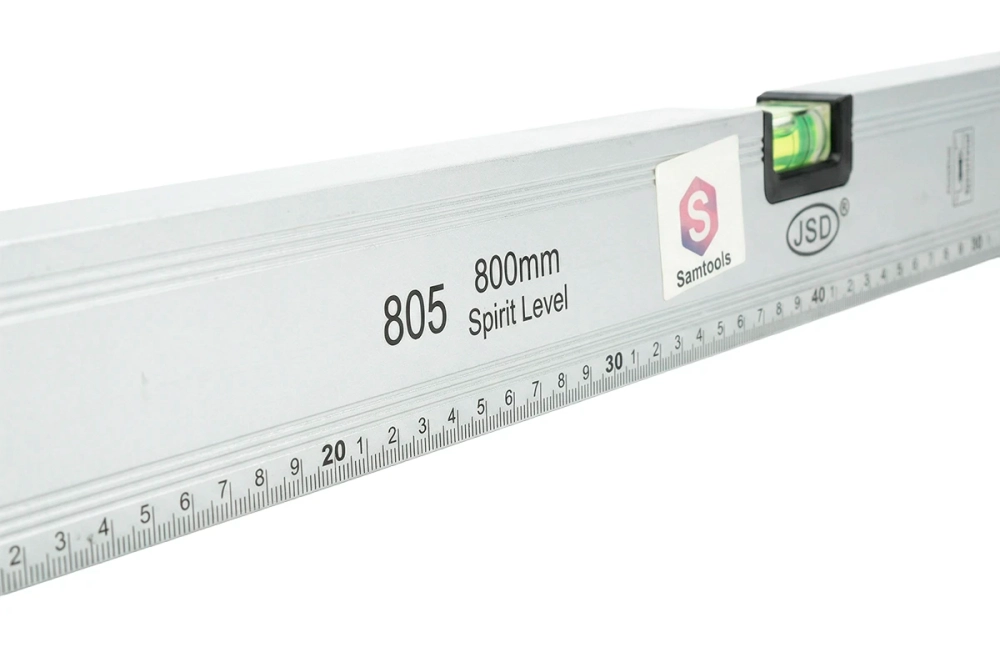 Уровень 80 см Samtools алюминиевый магнитный (3 глазка + линейка)