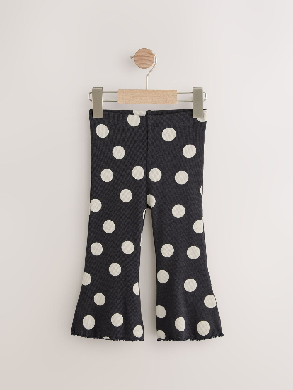 Легинсы-клеш для девочки Next AU3-614, Черный, Белый