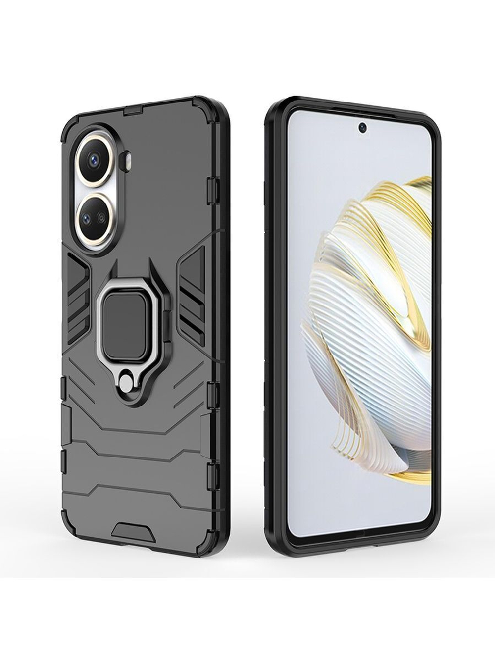 Противоударный чехол с кольцом Panther Case для Huawei Nova 10 SE