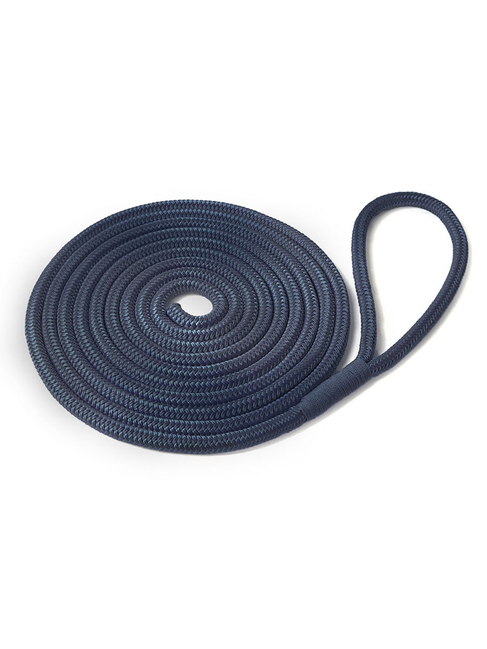 Шнур плетеный швартовый SailMaster Dock Cord 12,0 мм, 2800 кгс, 6 м, с огоном, Navy Blue