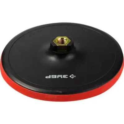 Тарелка опорная для УШМ (М14; 180 мм, пластиковая под круг на липучке) ЗУБР 35782-180