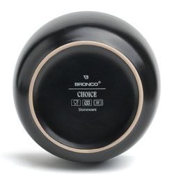 НАБОР ПОСУДЫ ОБЕДЕННЫЙ BRONCO "CHOICE BLACK" НА 4 ПЕР. 16 ПР.