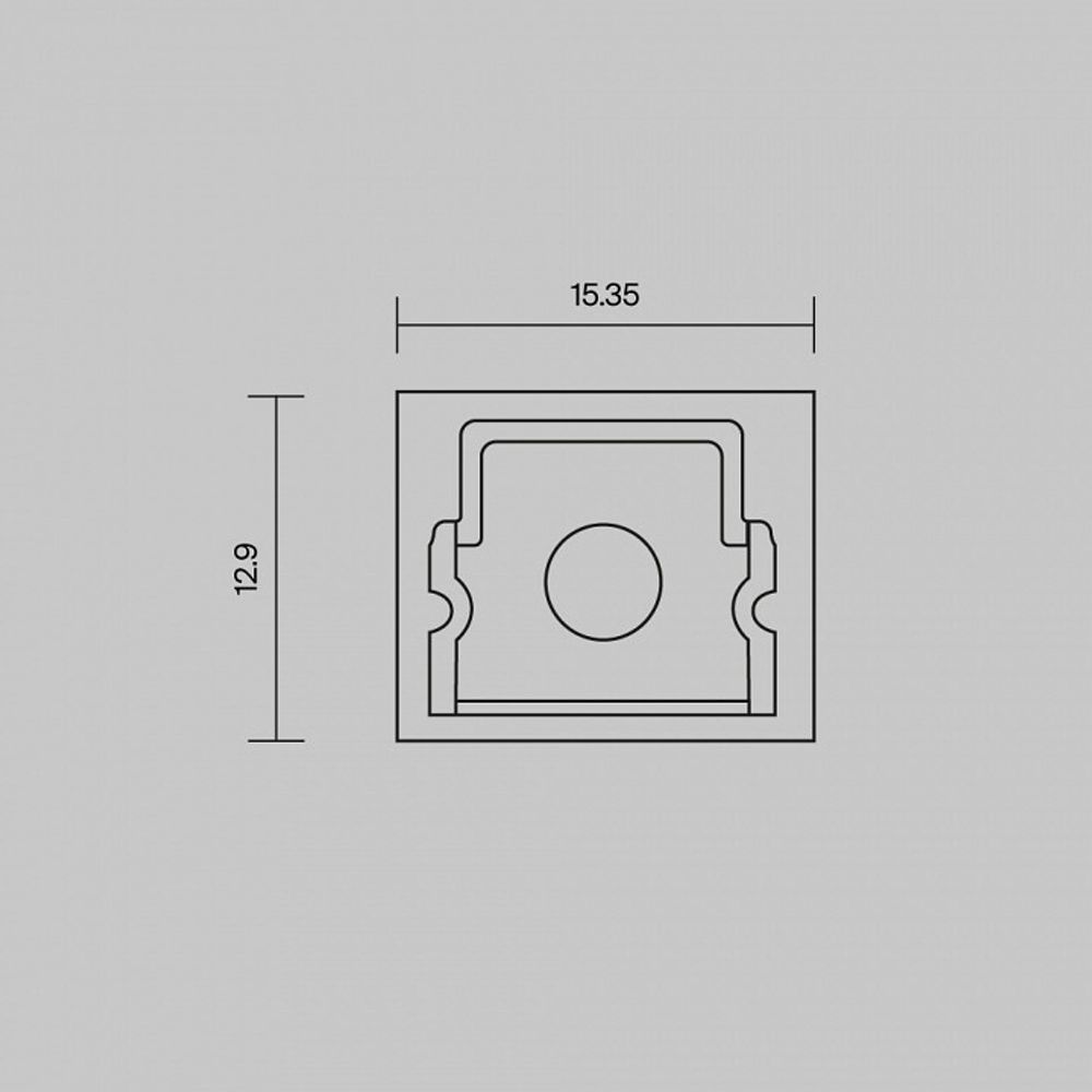 Заглушка для профиля Maytoni  642053