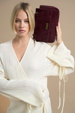 KELLY S марсала из замши