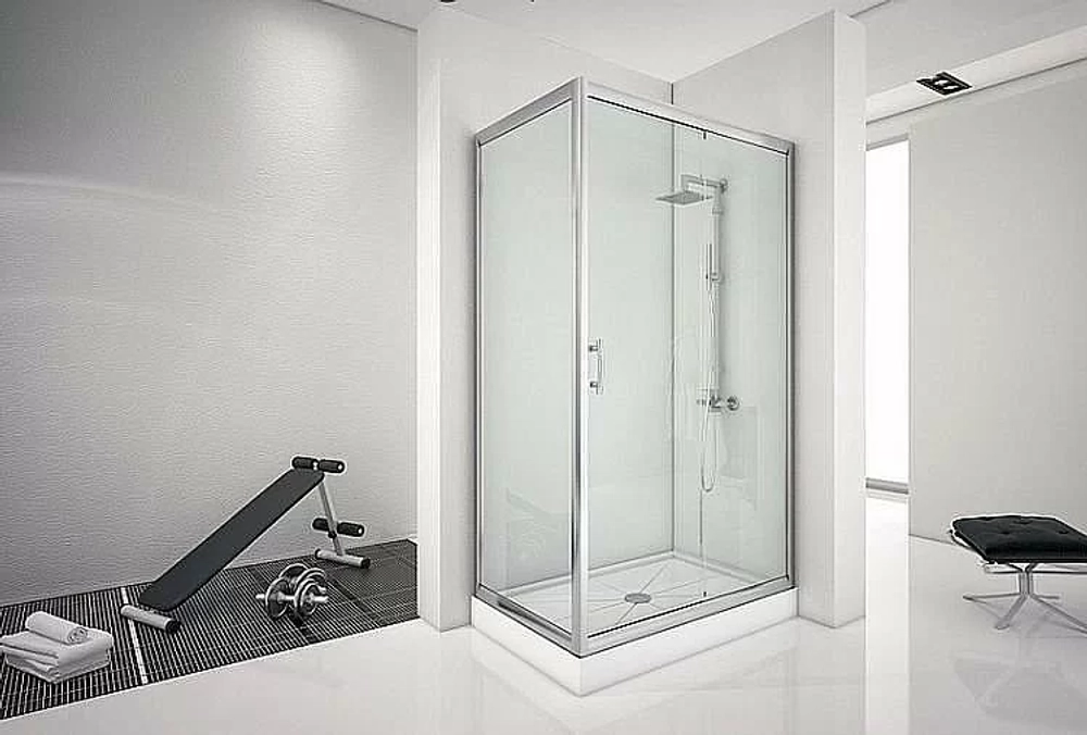 Душевой уголок Aquanet Alfa NAA1131 150х80 стекло прозрачное/профиль хром