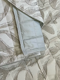 Покрывало 270х270 Dondi Majestic серо-голубое