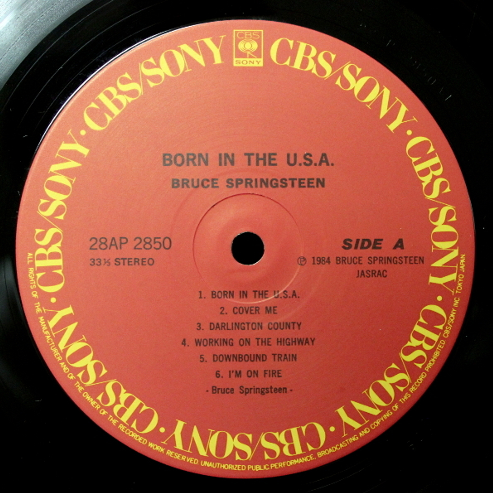 Bruce Springsteen / Born In The U.S.A. (LP)
