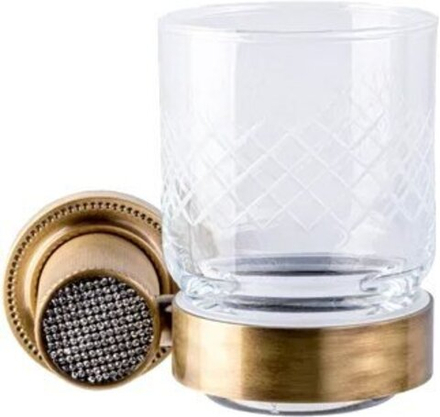 Стакан Boheme Royal Cristal 10924-BR подвесной бронза