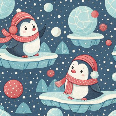 Пингвинчики на льдинах 2