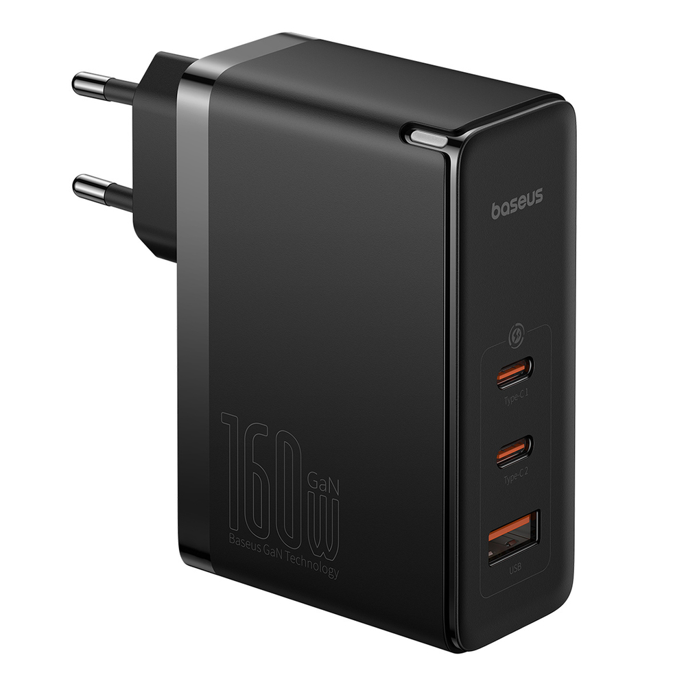 Зарядное устройство Baseus GaN5 Pro Digital Fast Charger 2C+U 160W