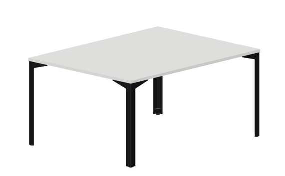 Составной стол на 2 рабочих места 118х156,6х75см, без отверстий