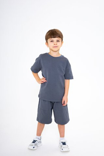 Костюм для мальчика из плотного хлопка с бриджами