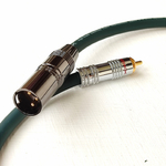 DAXX X86 Аудио кабель 1XLRпапа-1RCA из бескислородной меди 2х0,75мм2. High Grade. D=9mm