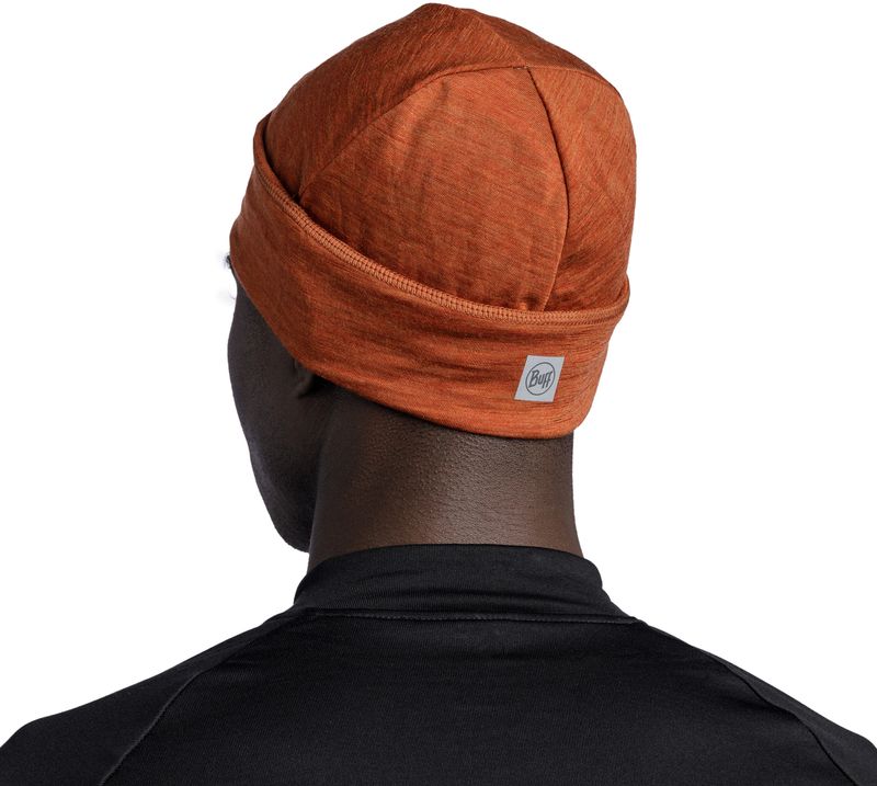 Шапка шерстяная Buff Merino Lightweight Solid Cinnamon Фото 4
