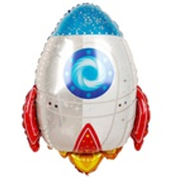 Фонтан из шаров "Ракета с цифрами"