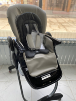 Стульчик для кормления Lux mom 168 Чёрная экокожа